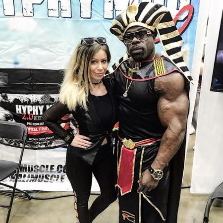 Kali Muscle with his wife Dvyne Beverley 